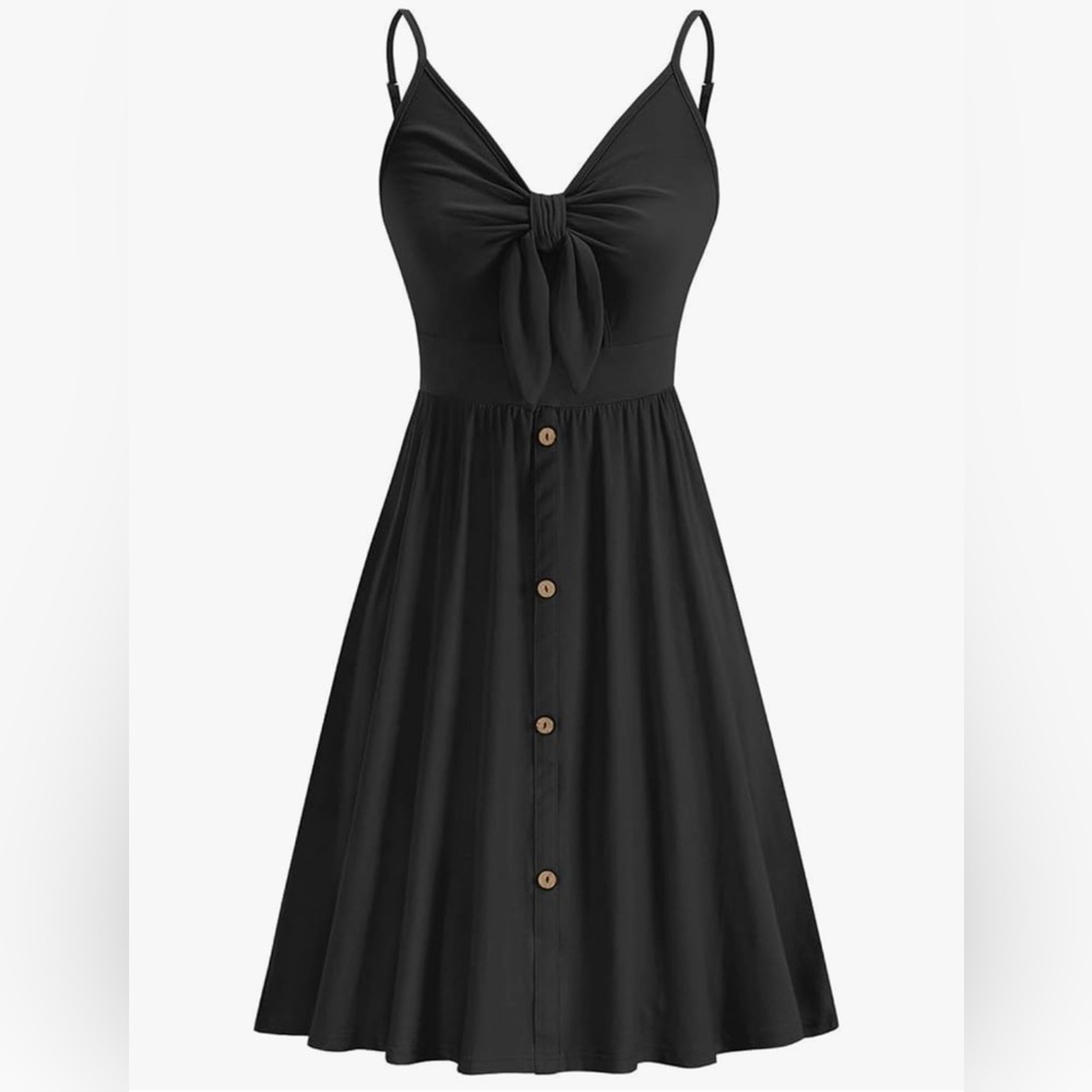 Black Spaghetti Strap Dress